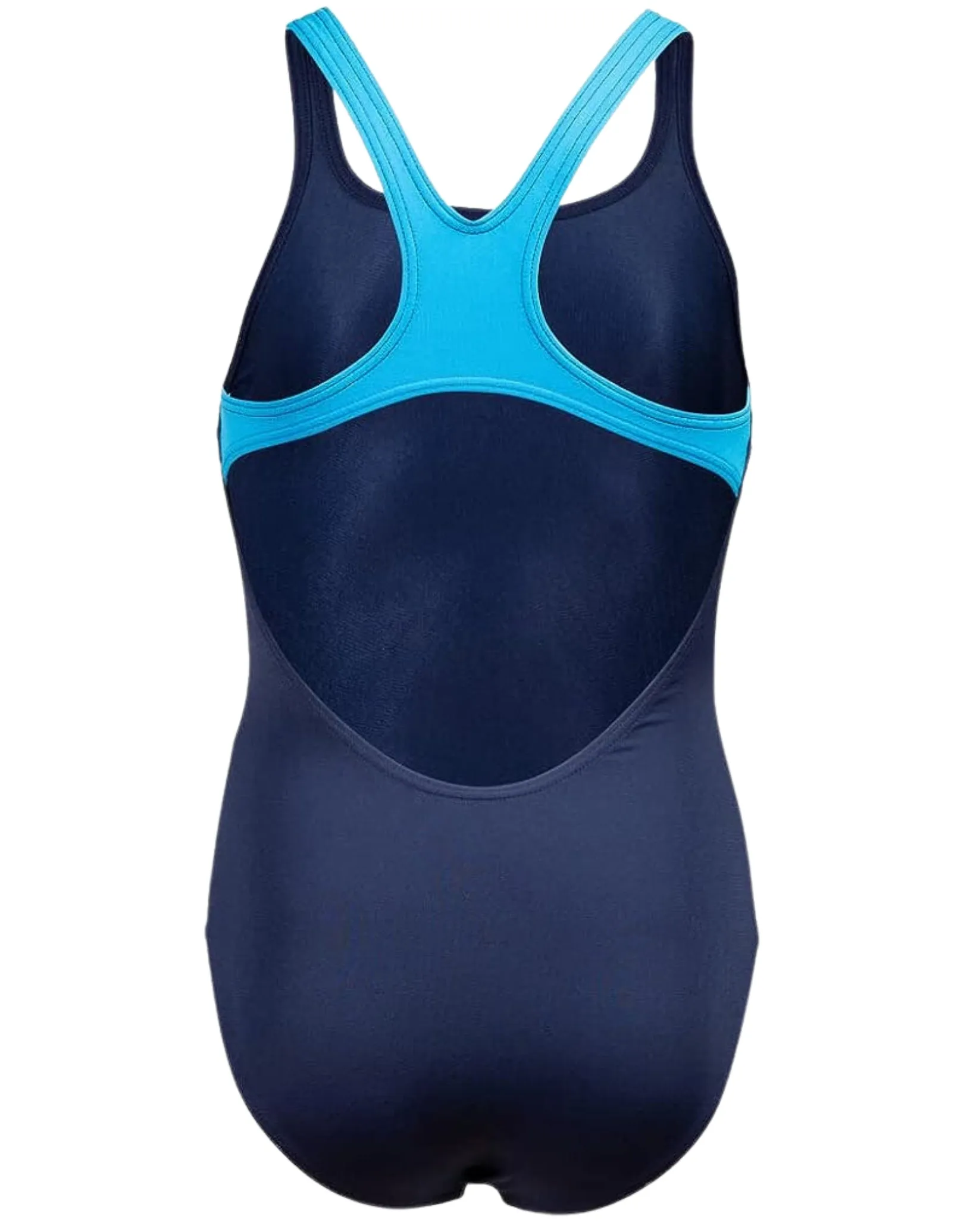 Arena Girls Pro Back Graphic Swimsuit - Navy/Turquoise