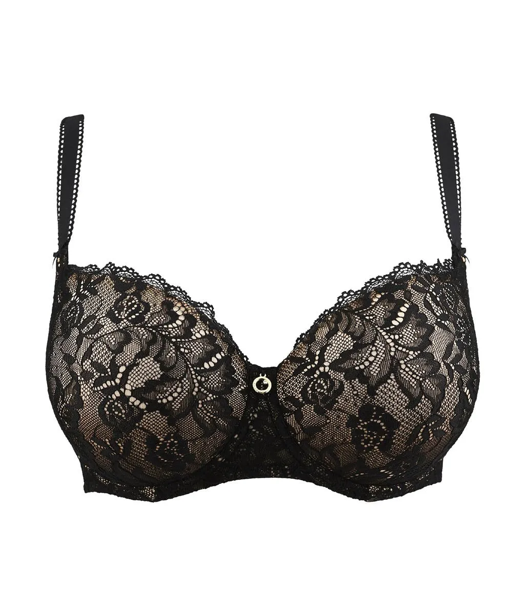 Aubade 'Rosessence' (Noir) Moulded Half Cup Bra
