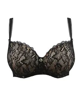 Aubade 'Rosessence' (Noir) Moulded Half Cup Bra