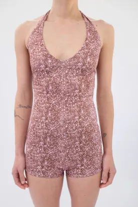 Beklina Tie Swimsuit Lycra Splatter Rose