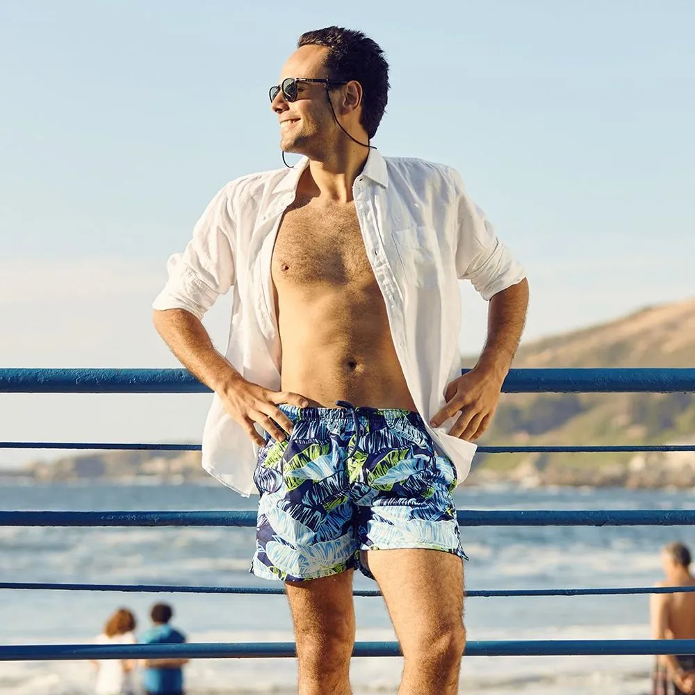 Classic Botanical Sustainable Swim Trunks