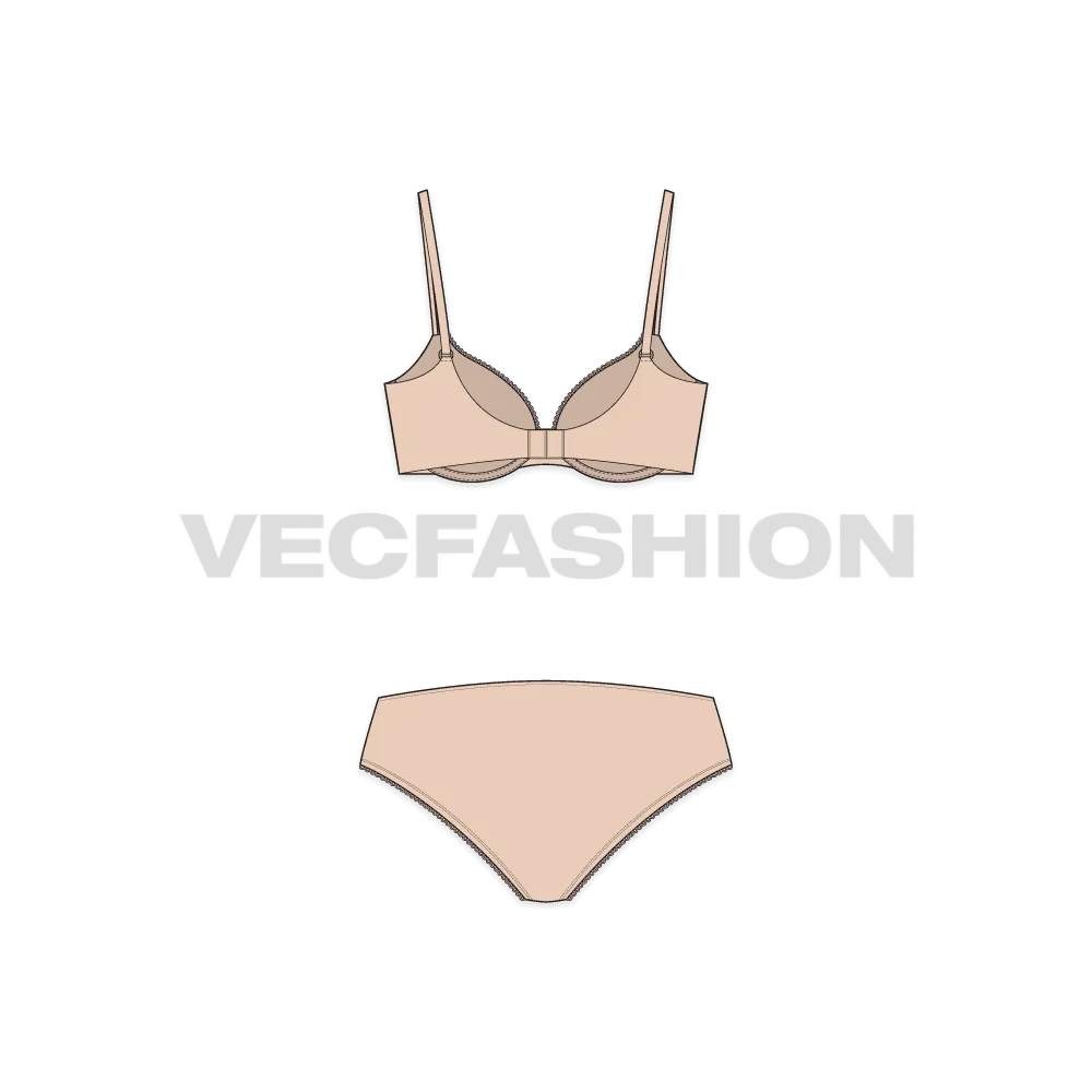Comfort Fit Push-up Bra Set
