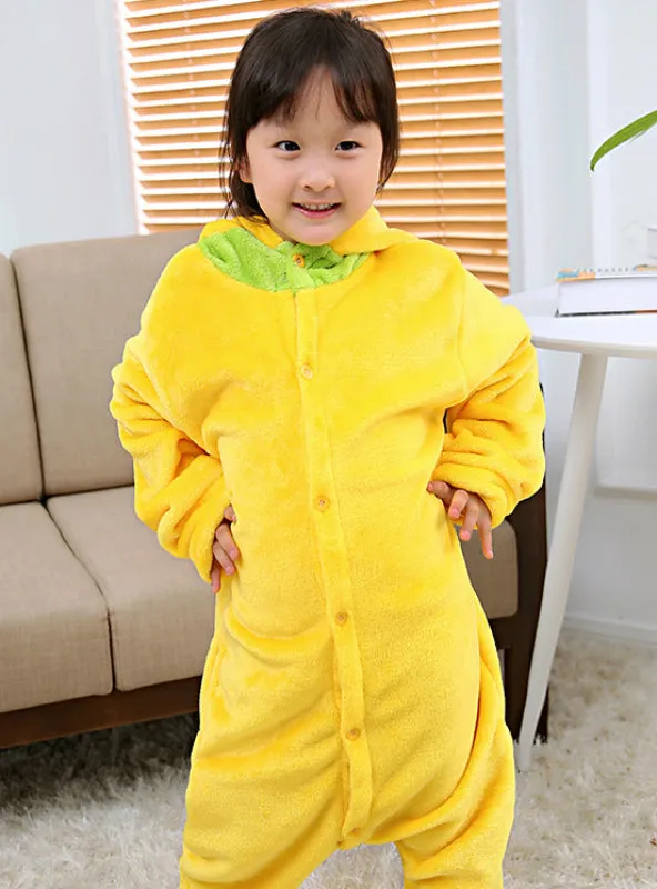 Coral Flannel Pajamas Cartoon Fly Yellow Dog Animals