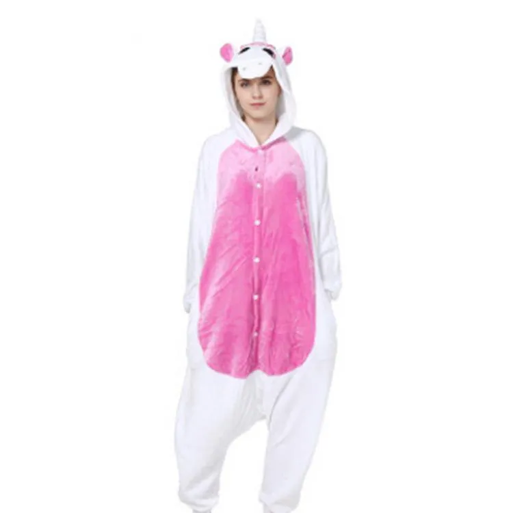 Cute Cartoon Animal One-piece Pajamas (Adult)