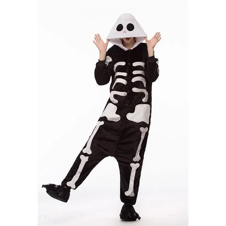 Cute Cartoon Animal One-piece Pajamas (Adult)