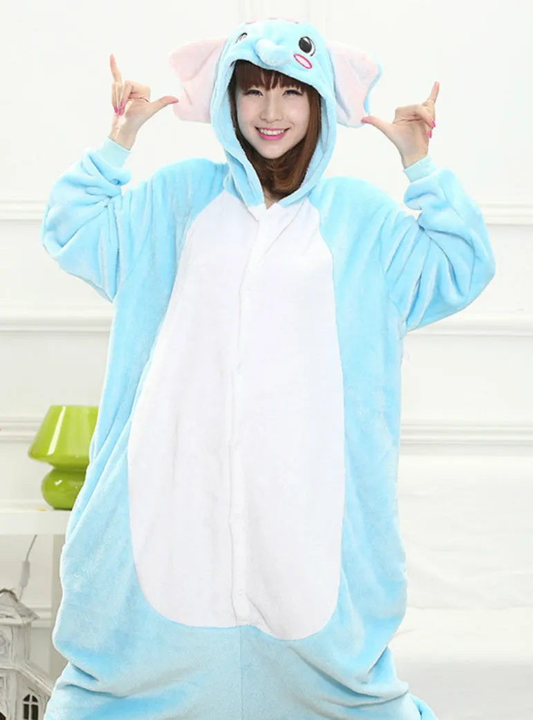 Elephont Costume Pajamas Sleepwear Onesie