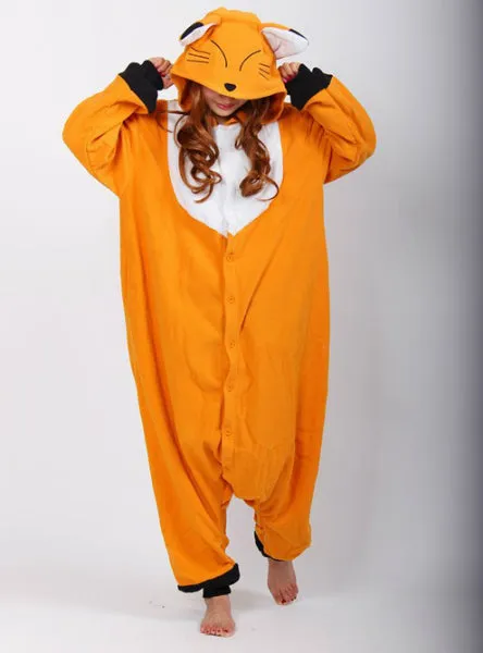 Fox Animal Cosplay Pajamas Onesie Women Sleepwear