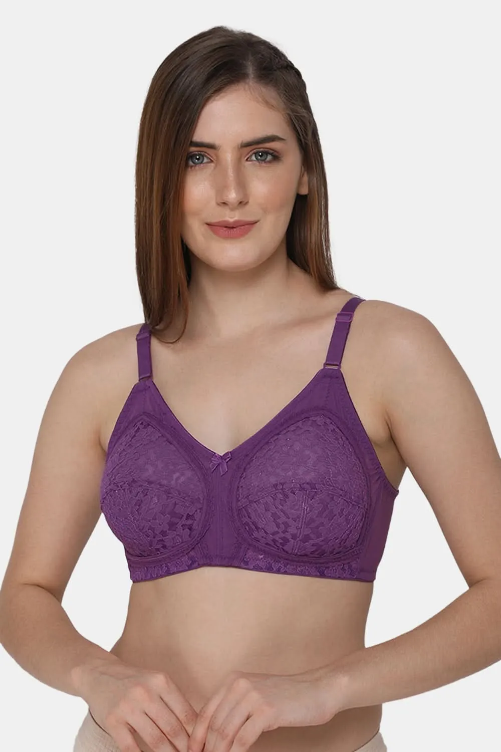 Full Coverage Non-Wired Non-Padded Intimacy Ethnic Bridal Bra - LL06