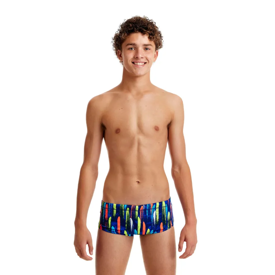 Funky Trunks Boys Sidewinder Trunks FTS010B- Fire Cracker