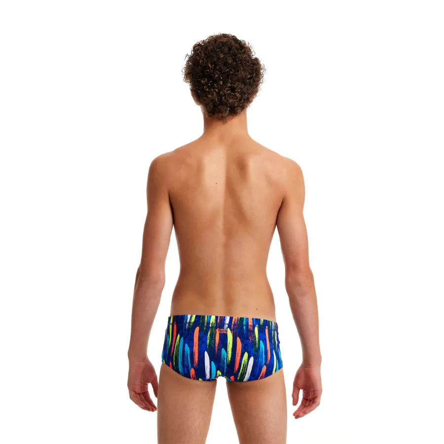Funky Trunks Boys Sidewinder Trunks FTS010B- Fire Cracker