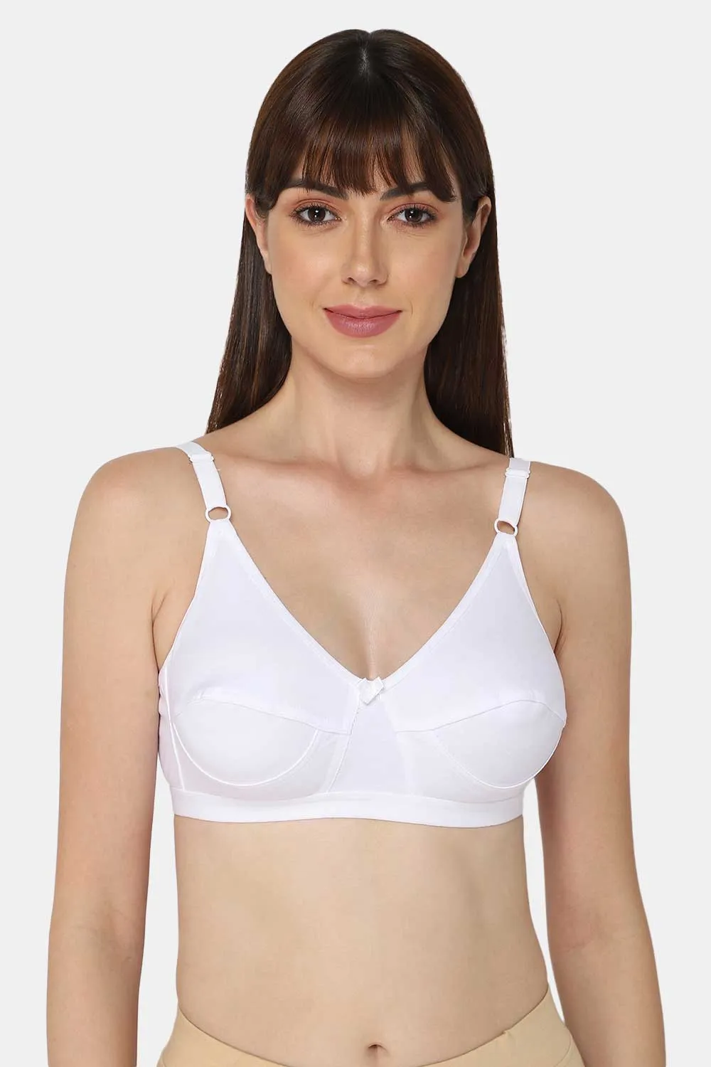 High Coverage Non-Wired Non-Padded Wide & Adjustable Strap Intimacy Saree Bra - INT01 - Prime Shade