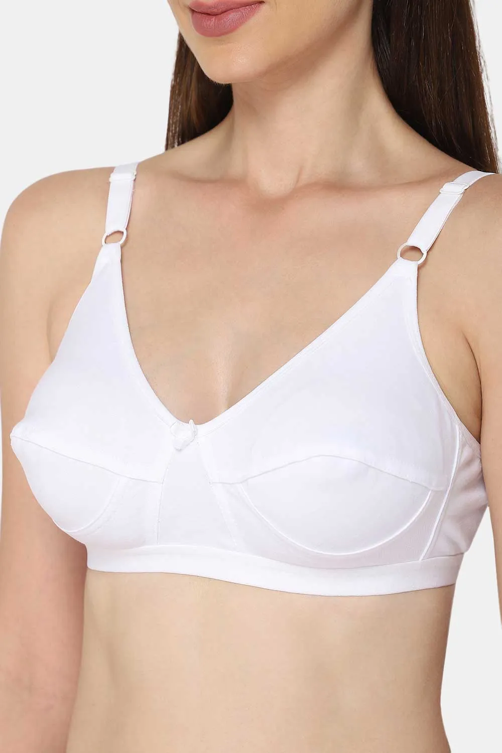 High Coverage Non-Wired Non-Padded Wide & Adjustable Strap Intimacy Saree Bra - INT01 - Prime Shade