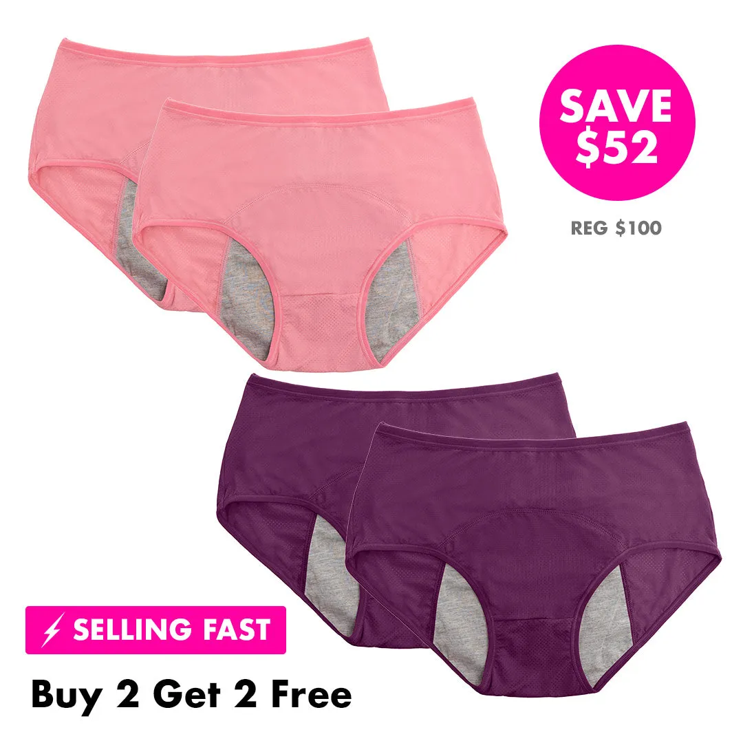 High Waist LeakProof Panties (Buy 2 Get 2 FREE)