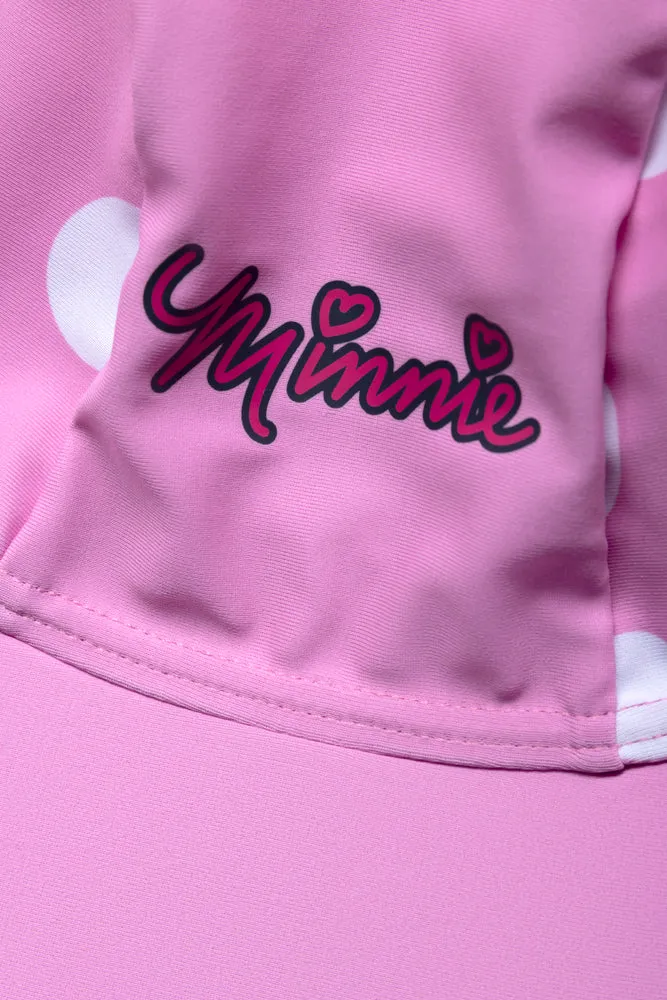 Minnie Mouse Swim Suit With Hat Pink