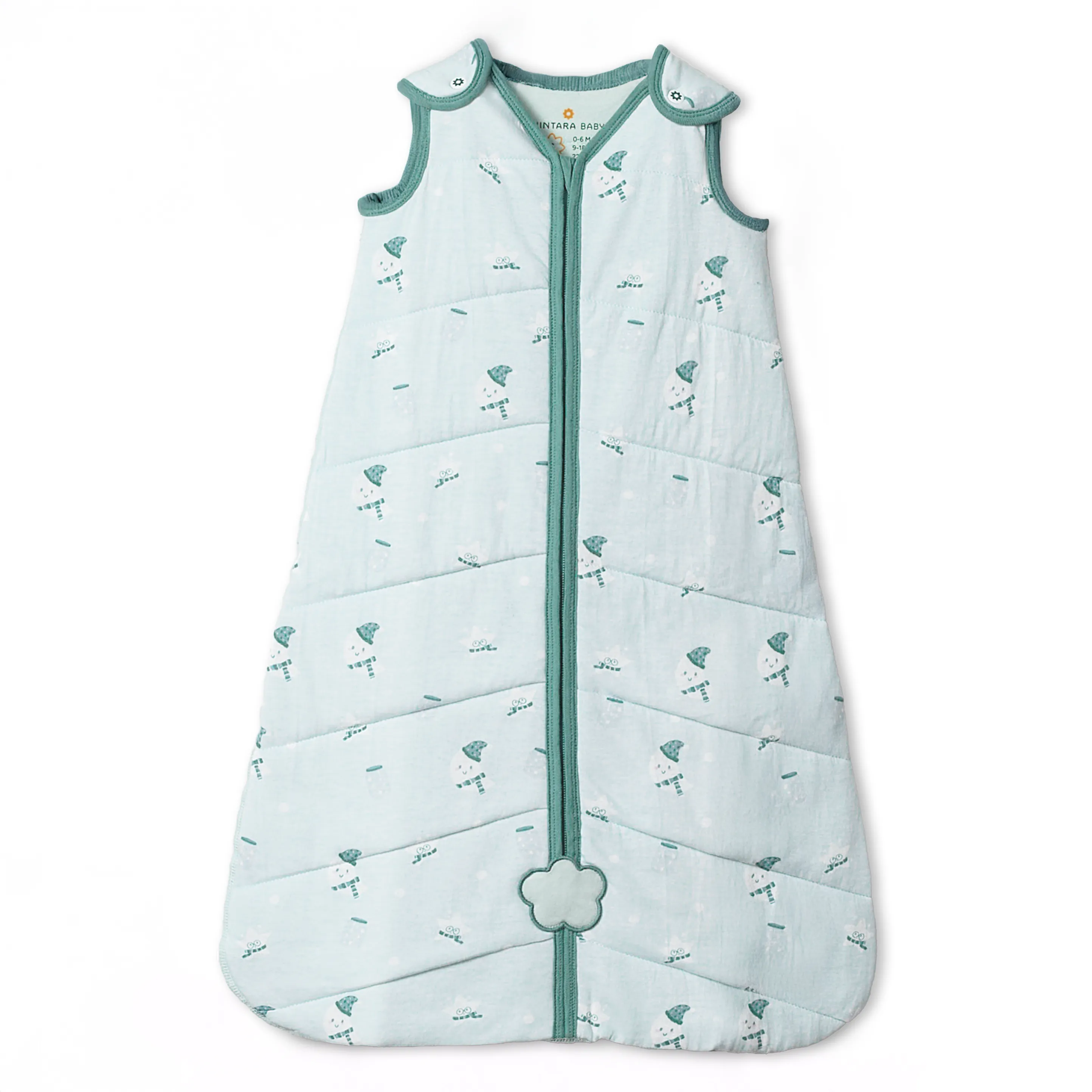 Nintara Baby 1.5 TOG Sleep Sack - Premium Organic Cotton, Soft, Breathable, Wearable Blanket for Newborns, Infants & Toddlers (0-24 Months), Unisex Baby Sleeping Bag, Gifts for Babies