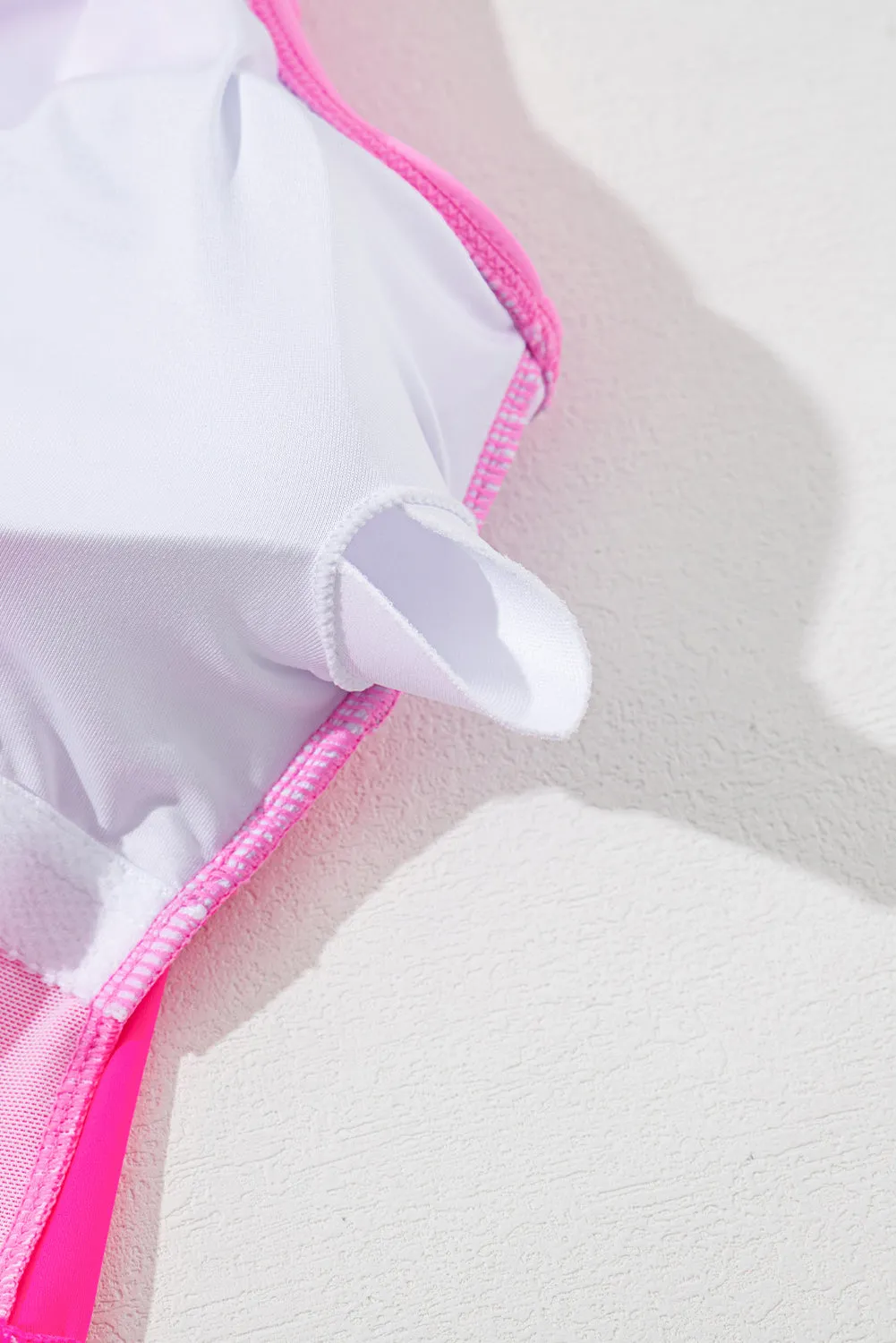 One-Piece Pink Two-Tone