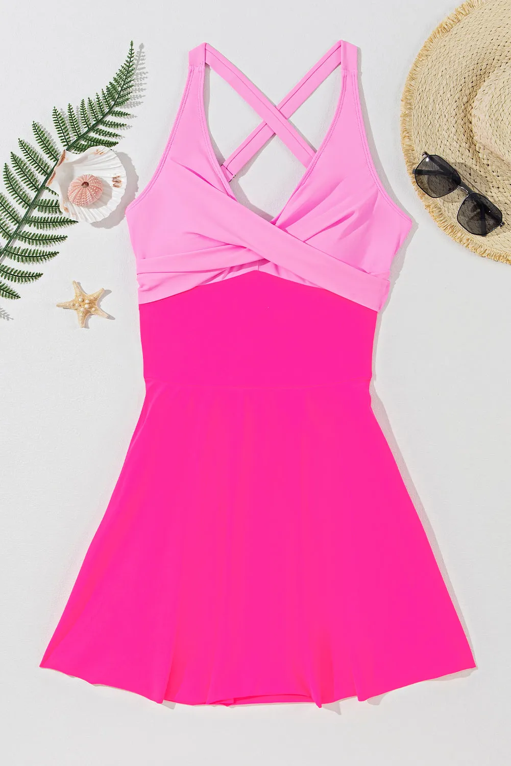One-Piece Pink Two-Tone
