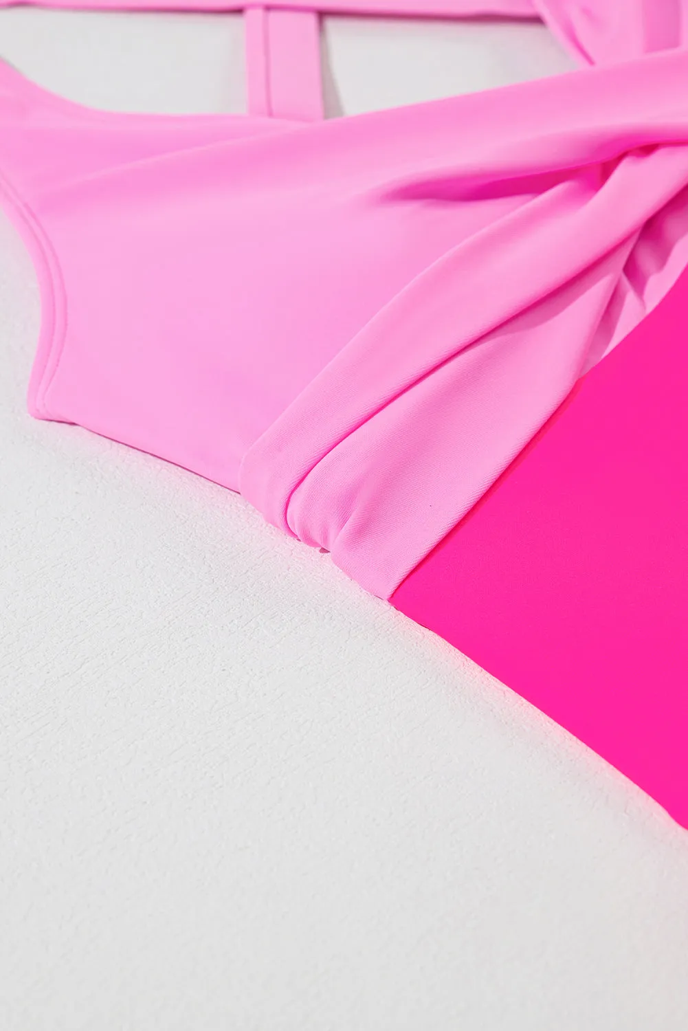 One-Piece Pink Two-Tone