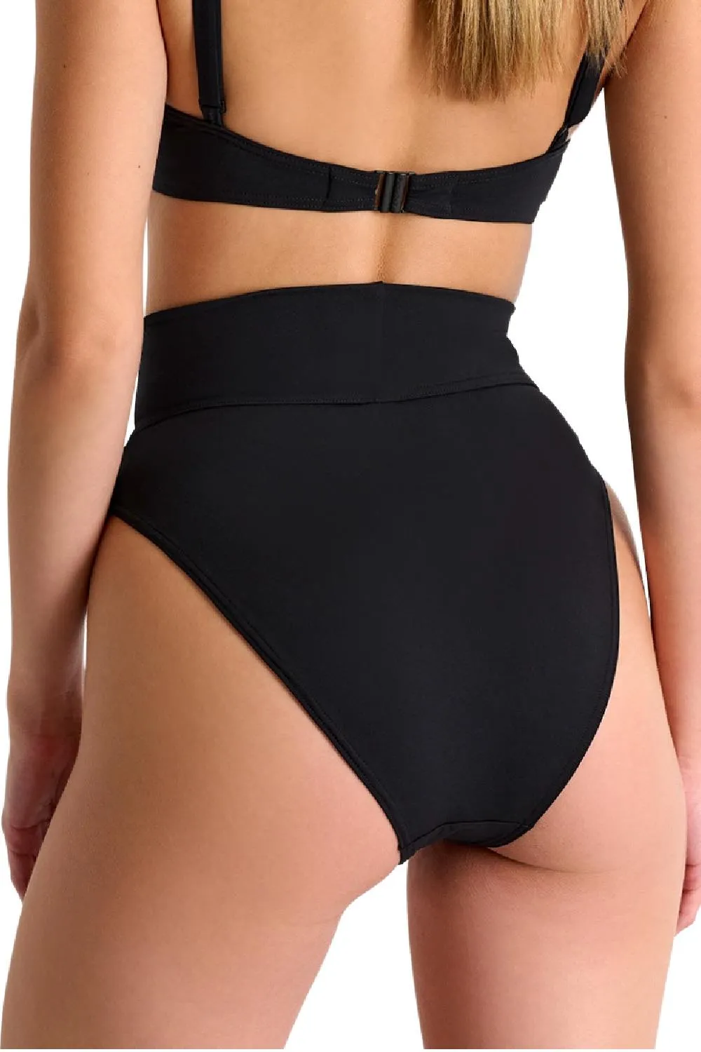 Shan Intemporel High Waist Bikini Bottom, Caviar, 42390-37