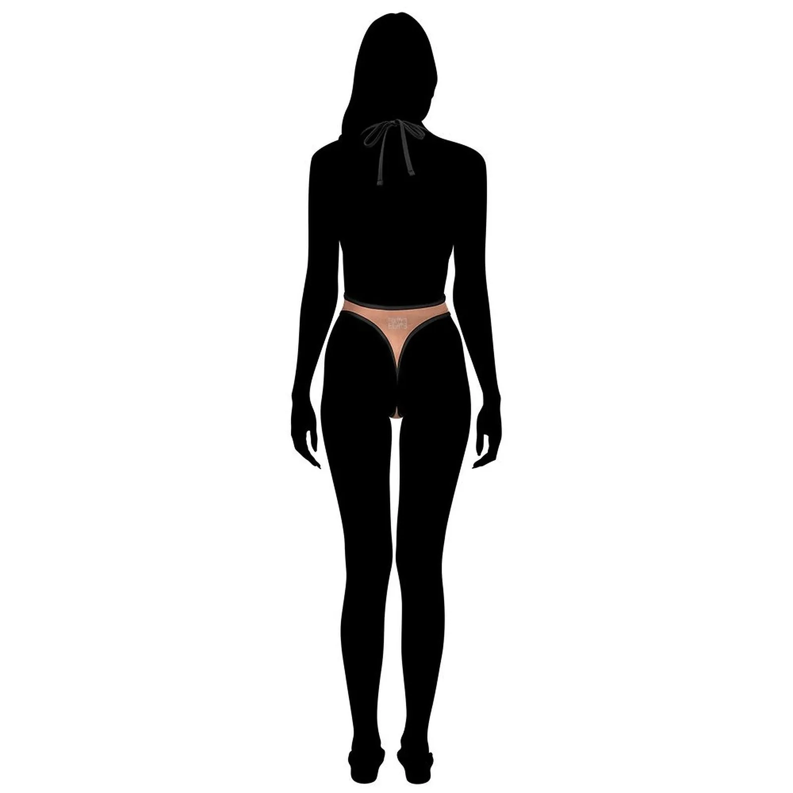 Sixty Eight 93 Logo White Peach Deep-V One Piece