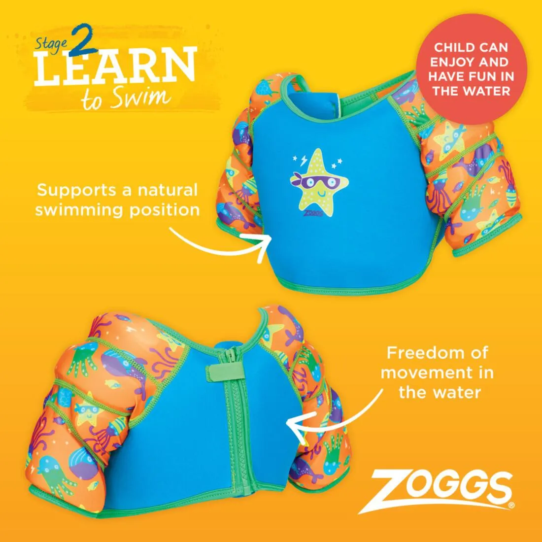 Super Star Kid's Water Wings Vest