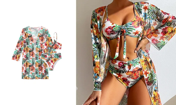 Three-Piece Bikini Set
