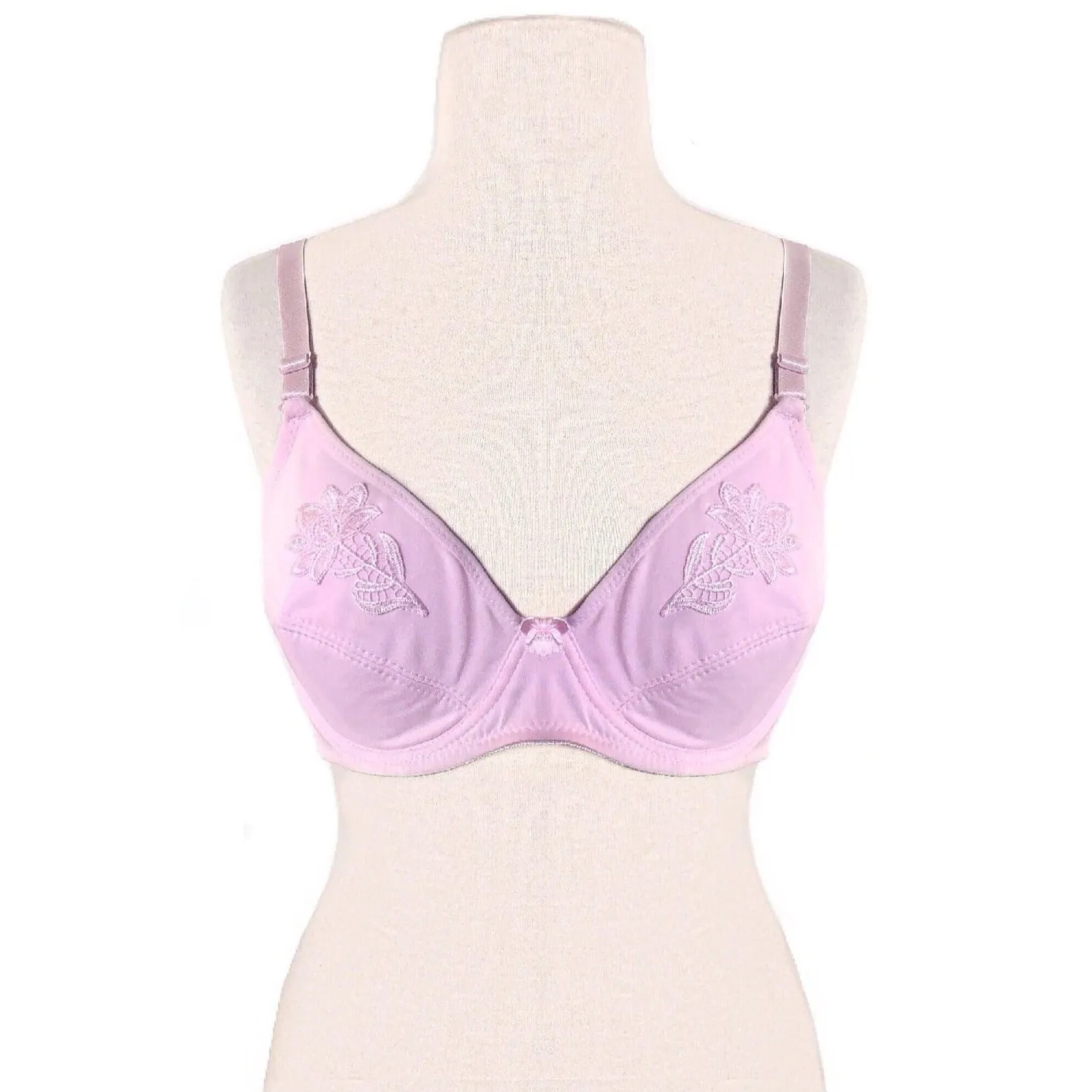 Unlined Floral Full Coverage Bras