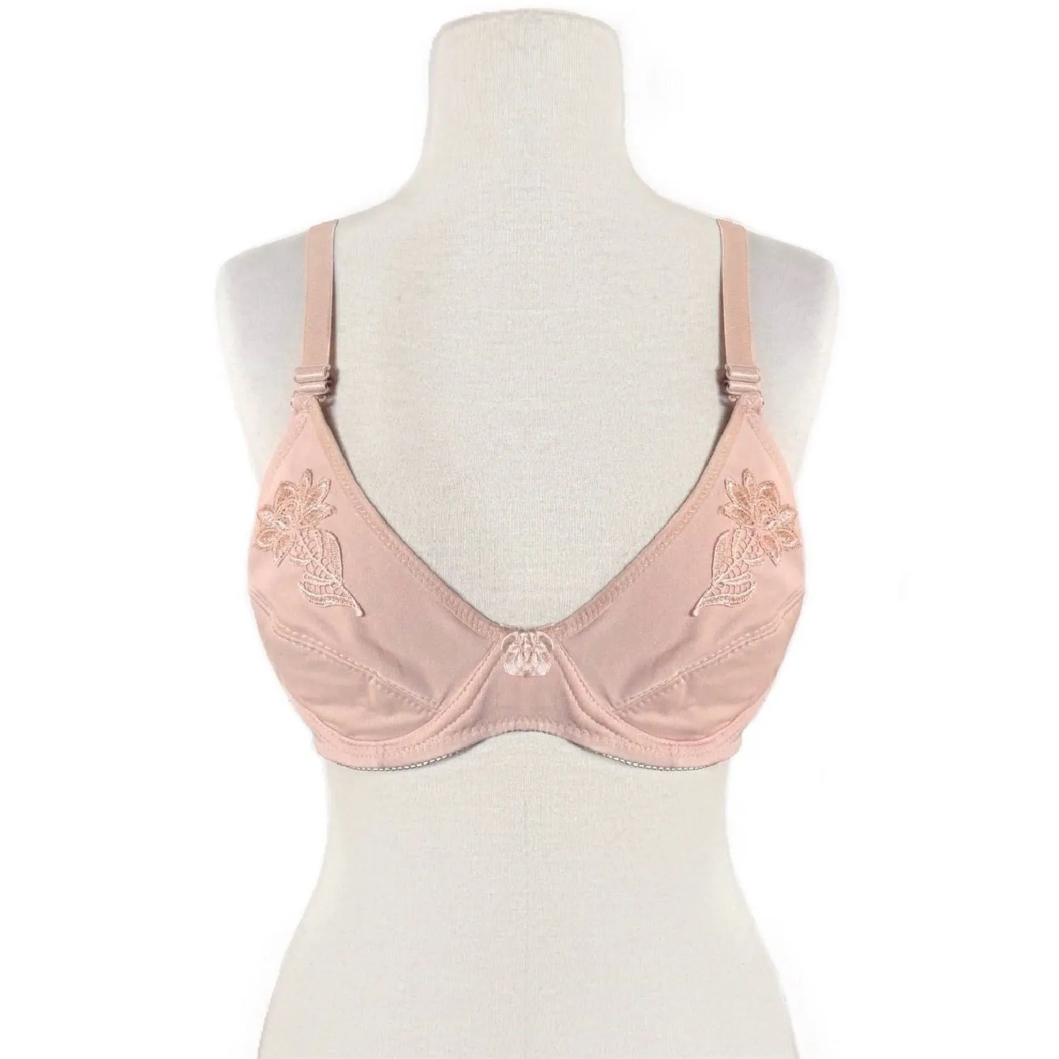 Unlined Floral Full Coverage Bras