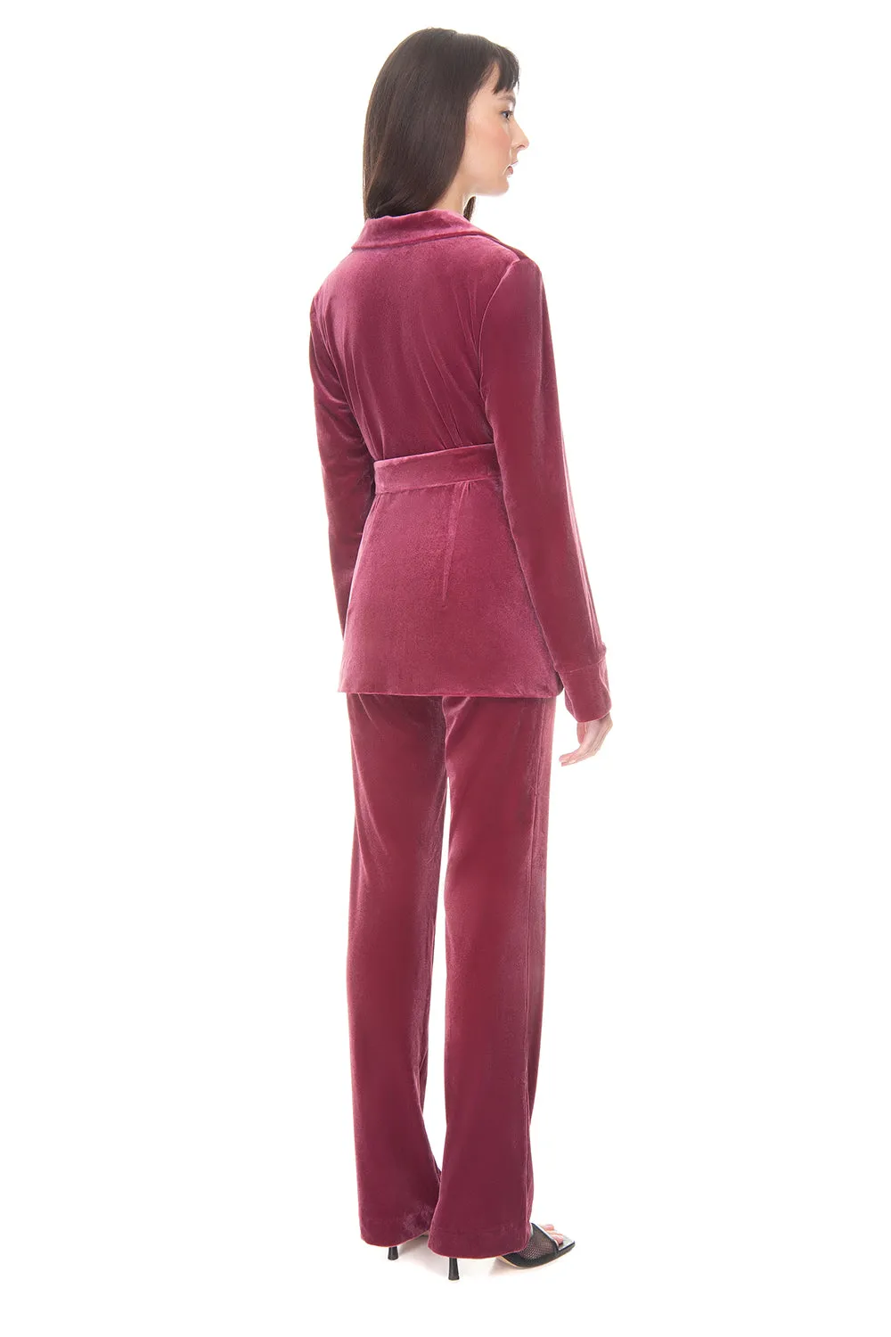 Velvet Suit Crimson