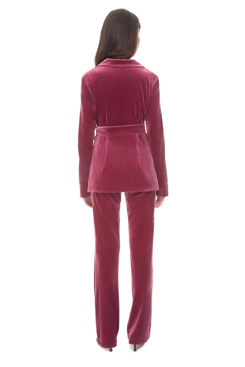 Velvet Suit Crimson