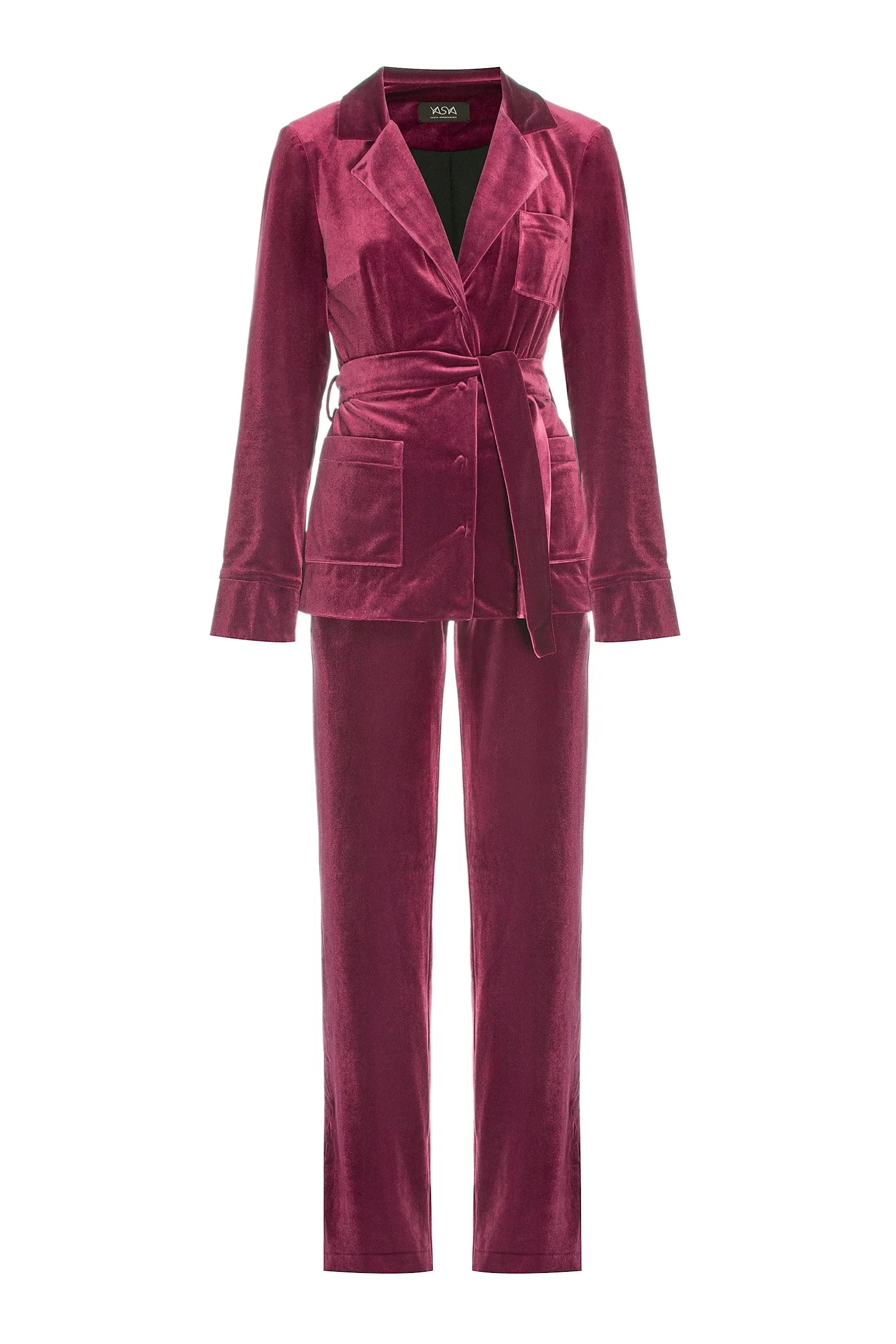 Velvet Suit Crimson